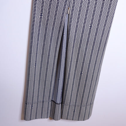 TORY BURCH White and Navy Printed Convertible Column Dress Women's XS