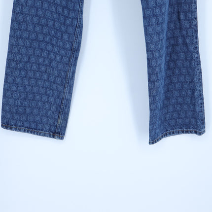 REFORMATION JEANS Cynthia Straight Long Jeans Disco Blue High Rise Women's 8