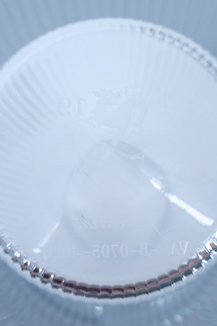 VIRGIL ABLOH X BACCARAT Crystal Clear Glass with Lid and Straw Limited Edition