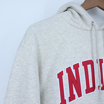 Champion League Collegiate Hoodie Pullover Gray Indiana Hoosiers Men's S