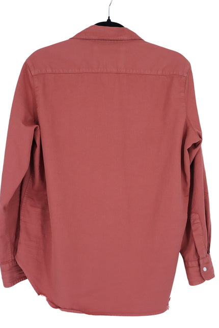 FRANK & EILEEN Eileen Shirt Rust Orange Relaxed Button Up Long Sleeve Women's S