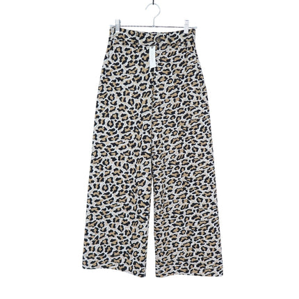 Maeve The Ettie Wide Leg Jeans Leopard Edition Crop High Rise Women's 25