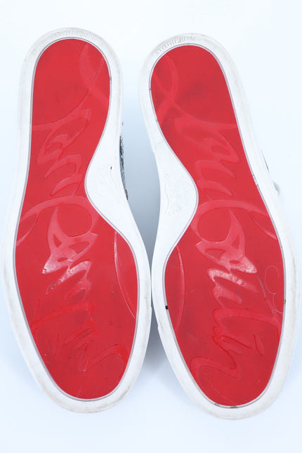 CHRISTIAN LOUBOUTIN Fun Vieira Orlato Sneaker Amazonia Silver Women's 36/US 6