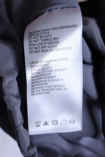 BLANC NOIR Hooded Water Resistance Anorak Jacket Gray Camo Women's M