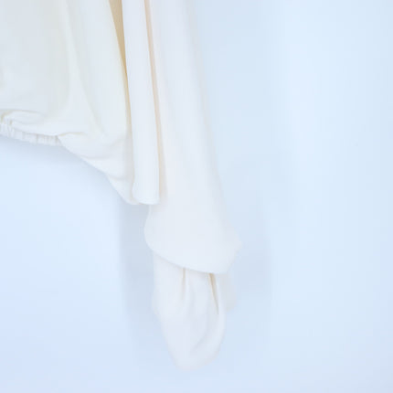 Favorite Daughter Making Me Blush Top White Long Balloon Sleeve Women's M