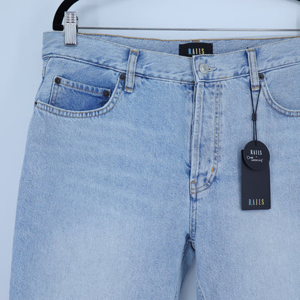 RAILS The Atwater Slouchy Straight Jeans Faded Blue Distressed NWT Women's 31