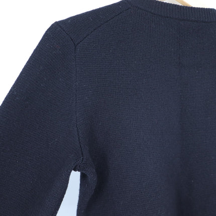 Jenni Kayne Cooper Cardigan Black Wool Cashmere Wide Long Sleeve Women's M