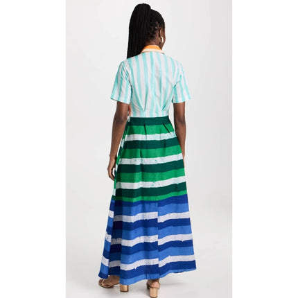 STUDIO 189 Hand Batik Shirt Dress NWT Mixed Print Cotton Multicolor Women's XS
