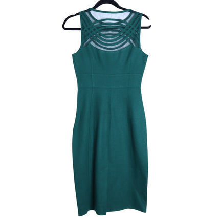 SUSANA MONACO NWT Wool Blend Sheath Mini Dress Malachite Green Women's 4