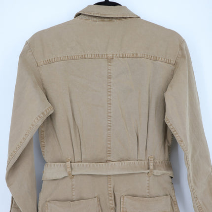 ALEX MILL Expedition Jumpsuit Vintage Khaki NWT Belted Long Sleeve Women's XS