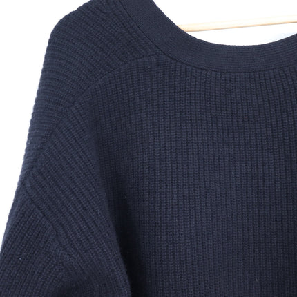 JENNI KAYNE 100% Cashmere Cocoon Cardigan Black Long Sleeve Women's M
