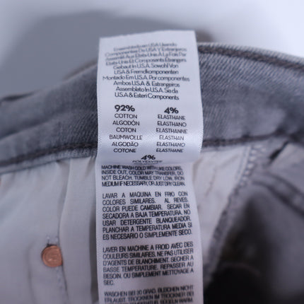 MOTHER Gray The Insider Crop Step Fray Jeans Barely There Women's 29