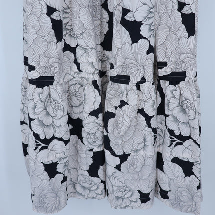 By Anthropologie Somerset Maxi Dress Floral Light Sand NWT Popover Women's XS