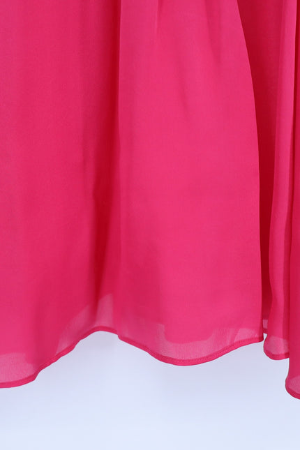 ZIMMERMANN Pink Silk Halter Blouse Tie-Neck Fuchsia Sleeveless Women's 1/US 2