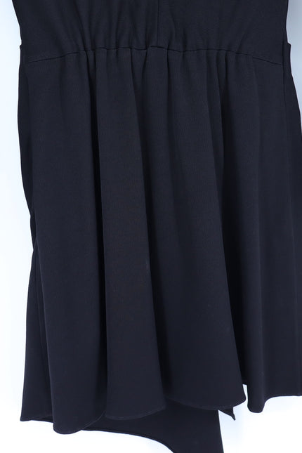 A.L.C Kay Mini Dress Black NWT Asymmetrical Skirt Long Sleeve Women's 4