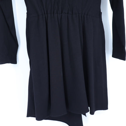 A.L.C Kay Mini Dress Black NWT Asymmetrical Skirt Long Sleeve Women's 4