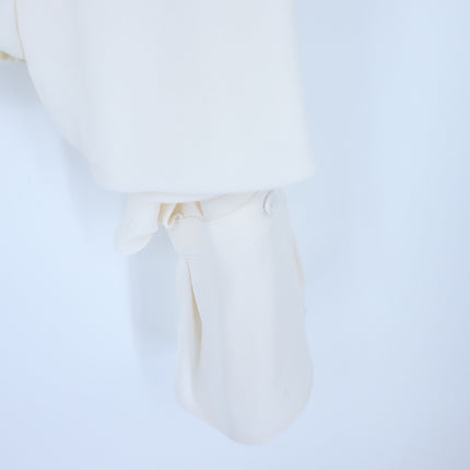 Favorite Daughter Making Me Blush Top White Long Balloon Sleeve Women's M