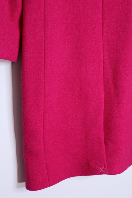 J. CREW NWT Warwick Italian Wool Blend Stadium Cloth Topcoat Pink Women's 00