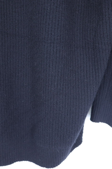 JENNI KAYNE 100% Cashmere Cocoon Cardigan Black Long Sleeve Women's M