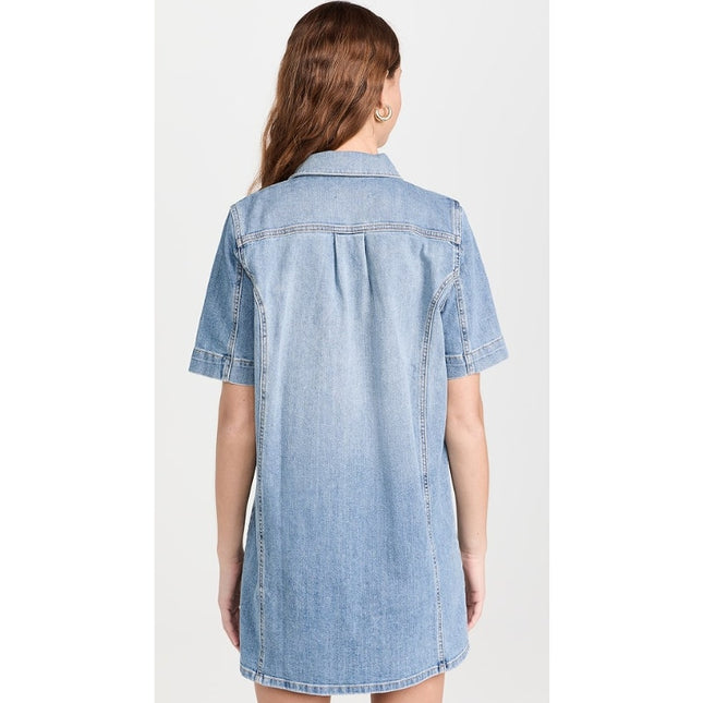 RAMY BROOK Tunechi Denim Mini Dress NWT Blue Light Wash Women's 30/US 10