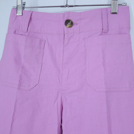 Maeve The Colette Trousers Raspberry NWT Cropped Wide Leg High Rise Women's 26