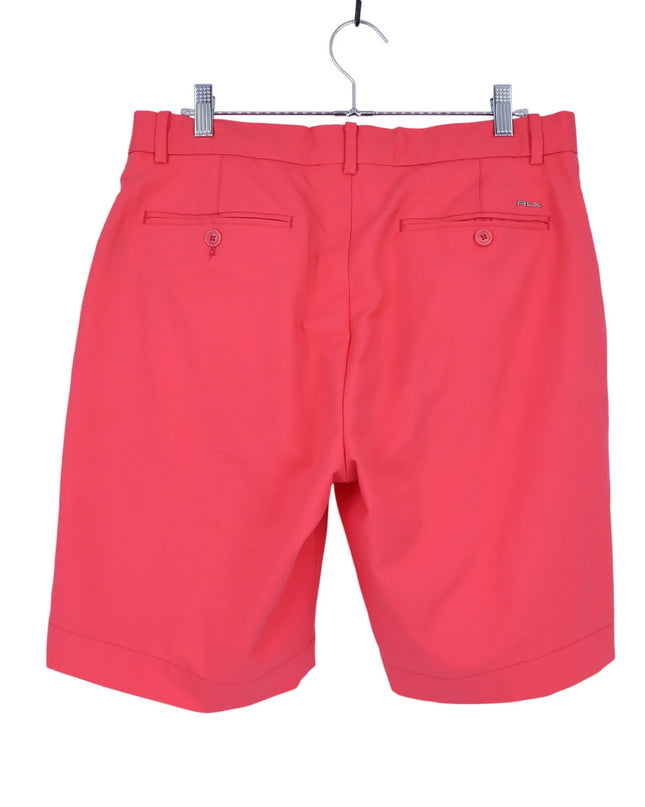 RLX Ralph Lauren Golf Shorts Salmon Pink Performance Stretch Chino Men's 32