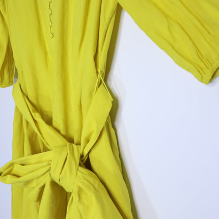 TRINA TURK Malina Mini Dress NWT Sunshine State Yellow Half Sleeve Women's M