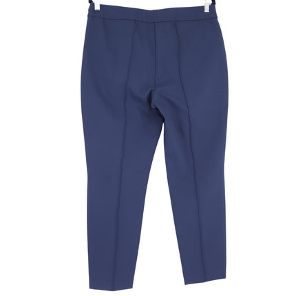 LAFAYETTE 148 Gramercy Tapered Trousers Navy Blue Acclaimed Stretch Women's 12