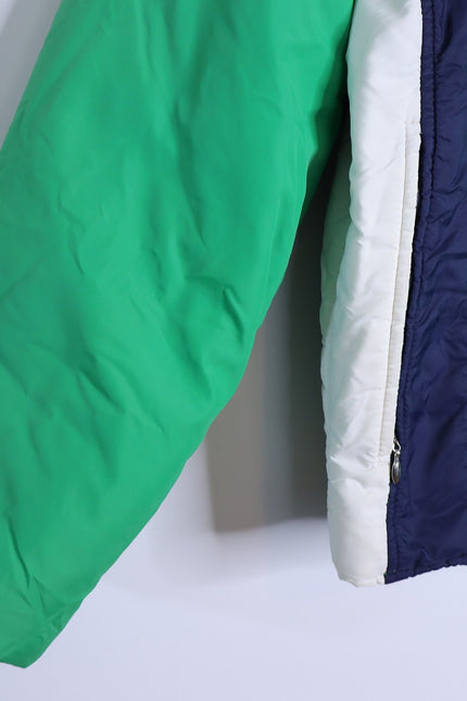 WOOLRICH VTG 1970's Goose Down Winter Coat Green Snow Jacket Women's S
