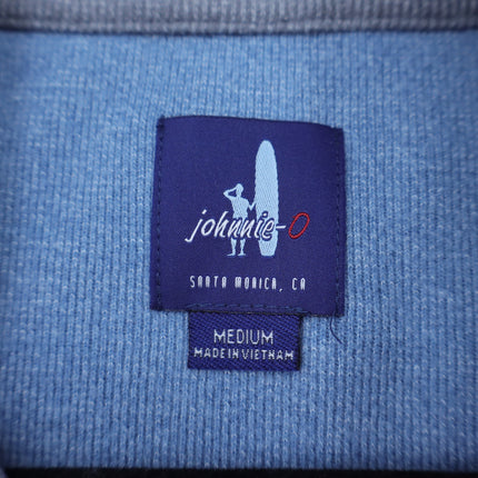 Johnnie-O Dusty Henley Pullover Sweater Graphite Gray Long Sleeve Men's M
