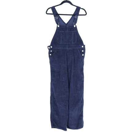 Lisa Says Gah Lucy Corduroy Overalls Black Straight Leg Bottom Women's M