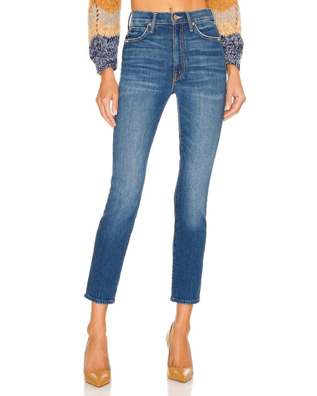 Mother The Swooner Rascal Ankle Jeans Blue Where Is My Mind Women's 26