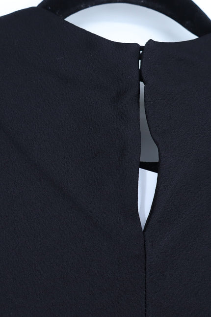 A.L.C Kay Mini Dress Black NWT Asymmetrical Skirt Long Sleeve Women's 4