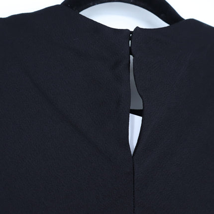 A.L.C Kay Mini Dress Black NWT Asymmetrical Skirt Long Sleeve Women's 4