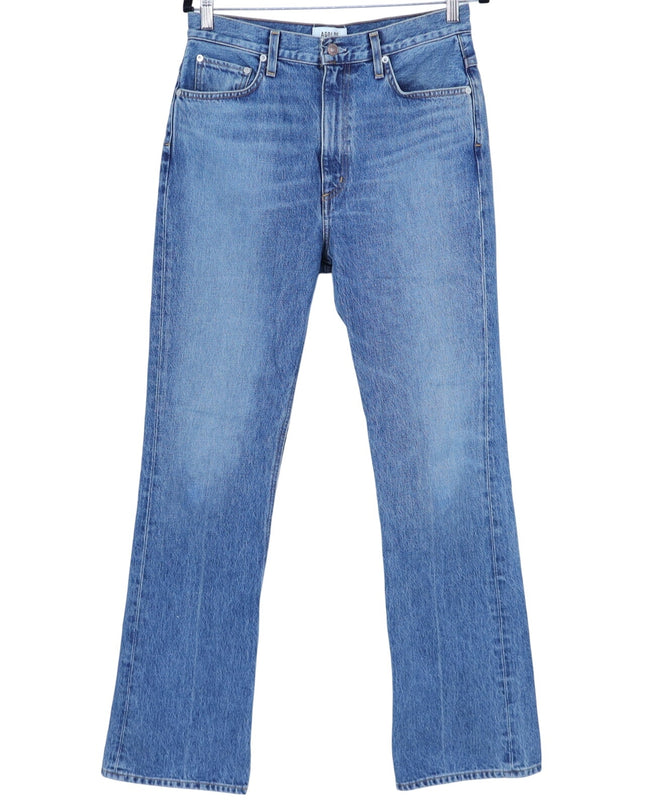 AGOLDE Vintage High Rise Jeans Blue Mid Wash Flare Absolute Zip Fly Women's 29