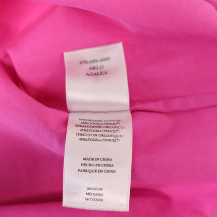 Rails Arlo Shirt Azalea Pink Button Up Long Sleeve Relaxed Fit Women's M