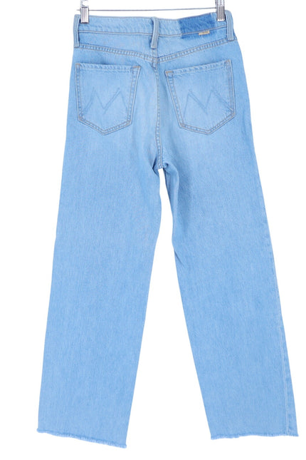 MOTHER The Rambler Jean I'm With The Band Blue Zip Ankle Fray Women's 25