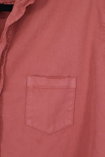 FRANK & EILEEN Eileen Shirt Rust Orange Relaxed Button Up Long Sleeve Women's S