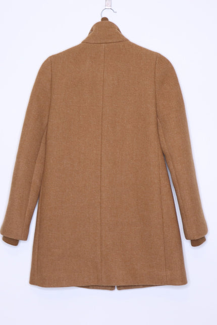 J. CREW Lodge Coat Italian Stadium Wool Jacket Heather Acorn Quilted Women's 0