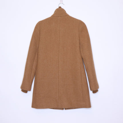 J. CREW Lodge Coat Italian Stadium Wool Jacket Heather Acorn Quilted Women's 0