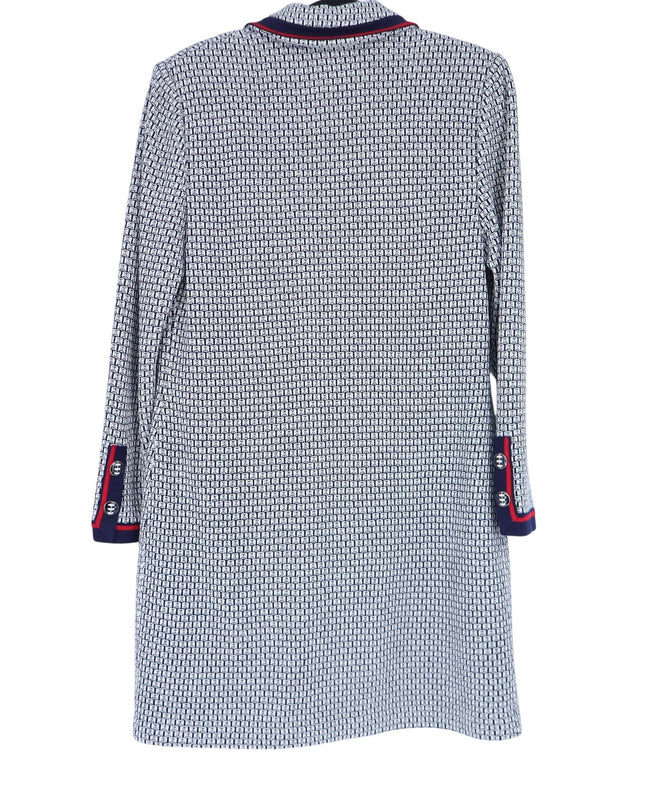 ST. JOHN Collection Longline Knit Jacket Summer Wool Quiet Luxury Women's 6