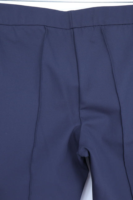 LAFAYETTE 148 Gramercy Tapered Trousers Navy Blue Acclaimed Stretch Women's 12