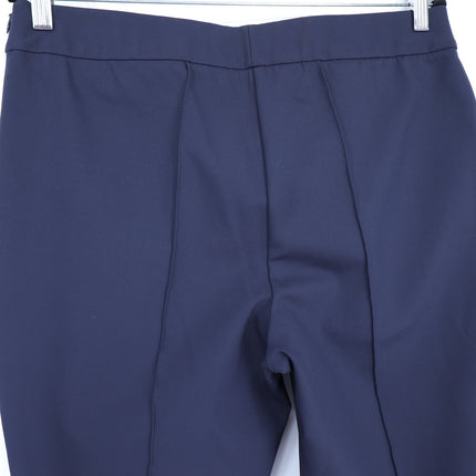LAFAYETTE 148 Gramercy Tapered Trousers Navy Blue Acclaimed Stretch Women's 12