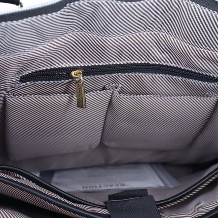 Kenneth Cole Reaction Chelsea Tote Bag Black NWT Quilted Nylon Crossbody Bag