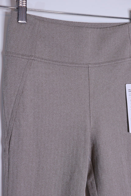 ATHLETA NWT Delancey Skyline Tight Legging Herringbone Grey Texture Women's XS