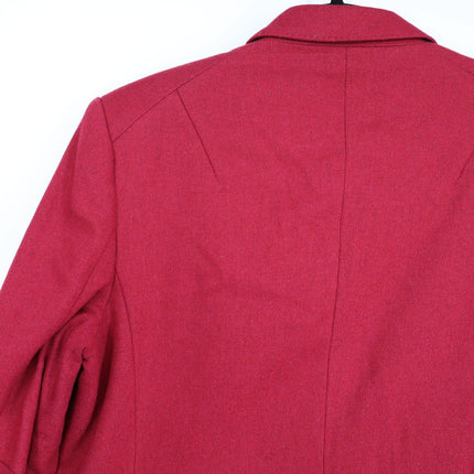 Rag & Bone Lexington Blazer Red Melange Wool Blend Long Sleeve Women's 8