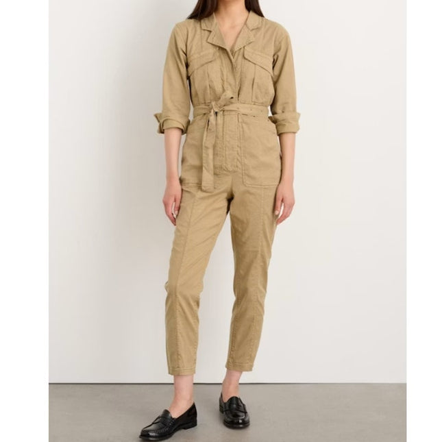 ALEX MILL Expedition Jumpsuit Vintage Khaki NWT Belted Long Sleeve Women's XS