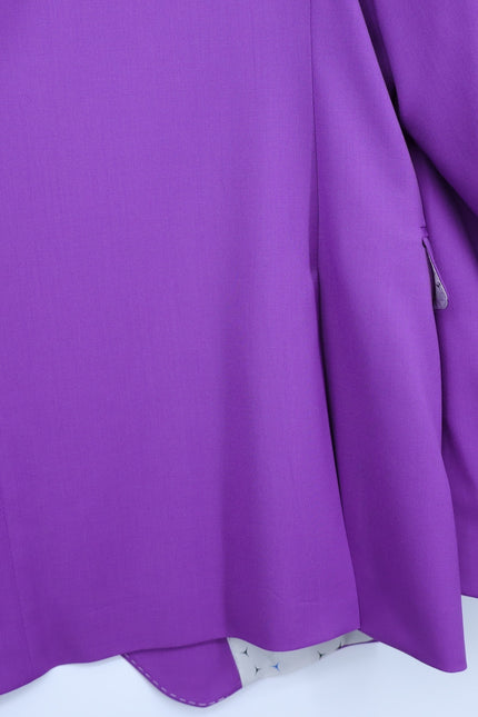 MACEOO Blazer Descartes Resistance10 Purple Wool Single Breasted Men's 46/XL