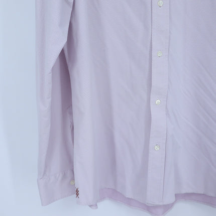 Rhone Commuter Shirt White Printed Sport Button Up Long Sleeve Men's XXL