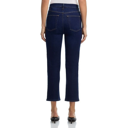 Frame Pixie Le Sleek Jeans Fairway Blue High Rise Straight Leg Women's 32